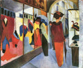 Fashion Store August Macke Expressionism A4 Photo Print
