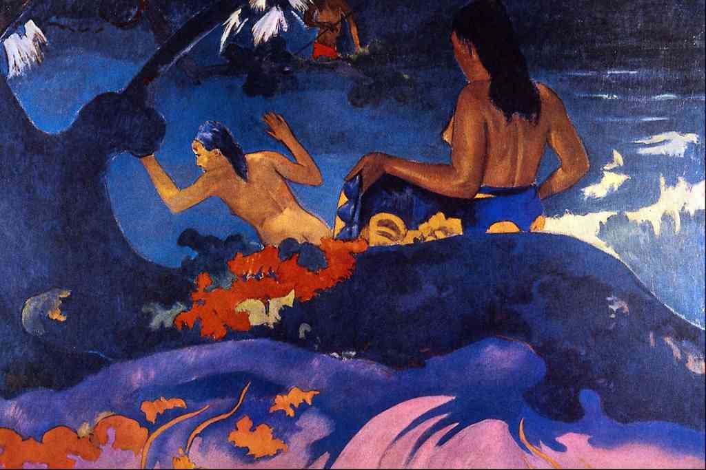 Fatata Te Miti Gauguin Impressionism A4 Photo Print