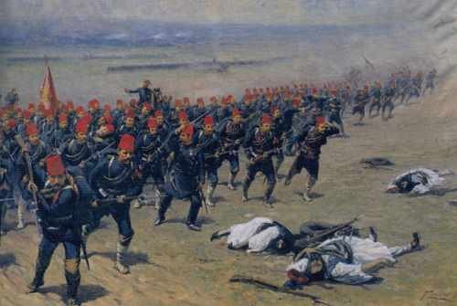 Fausto Zonaro Ottoman Soldiers At War A4 Photo Print