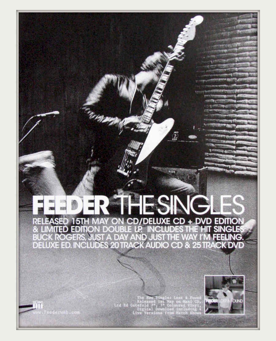 Feeder Stratocaster May Vintage Retro Advert Poster A4 Photo Print