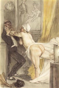 Felicien Rops after midnight the return to love the lack of it Art A4 Photo Print