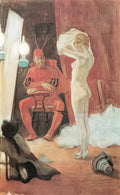 Felicien Rops behind the scenes Art A4 Photo Print UK