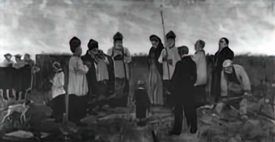 Felicien Rops burial in the walloon country Art A4 Photo Print