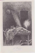 Felicien Rops dinner with atheists Art A4 Photo Print