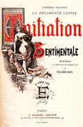 Felicien Rops front cover of jos phin p ladan s novel initiation sent Art A4 Photo Print