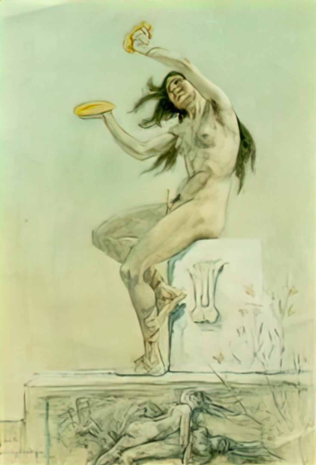 Felicien Rops gozo hermafrodita Art A4 Photo Print