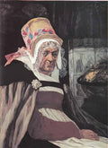 Felicien Rops head of old antwerp Art A4 Photo Print