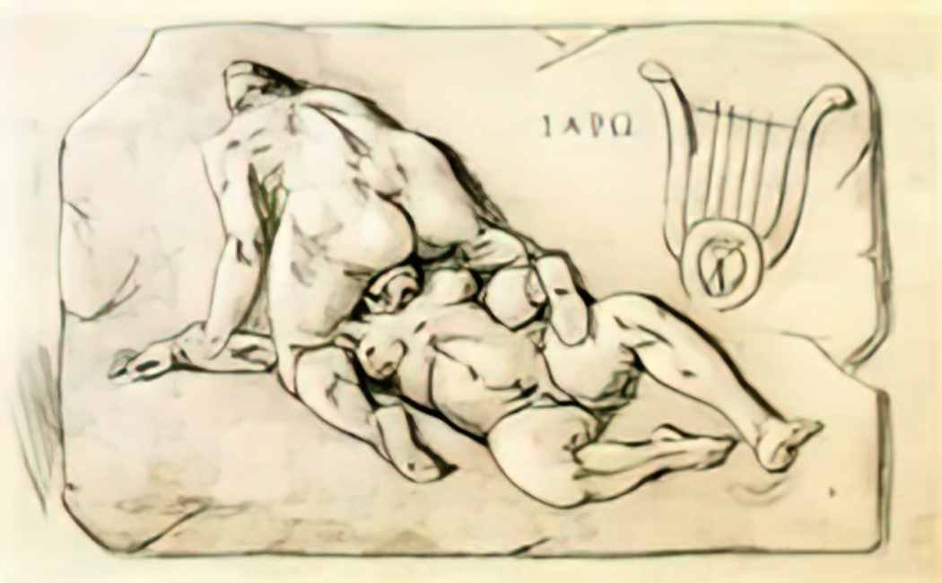 Felicien Rops lesbos known as sappho Art A4 Photo Print