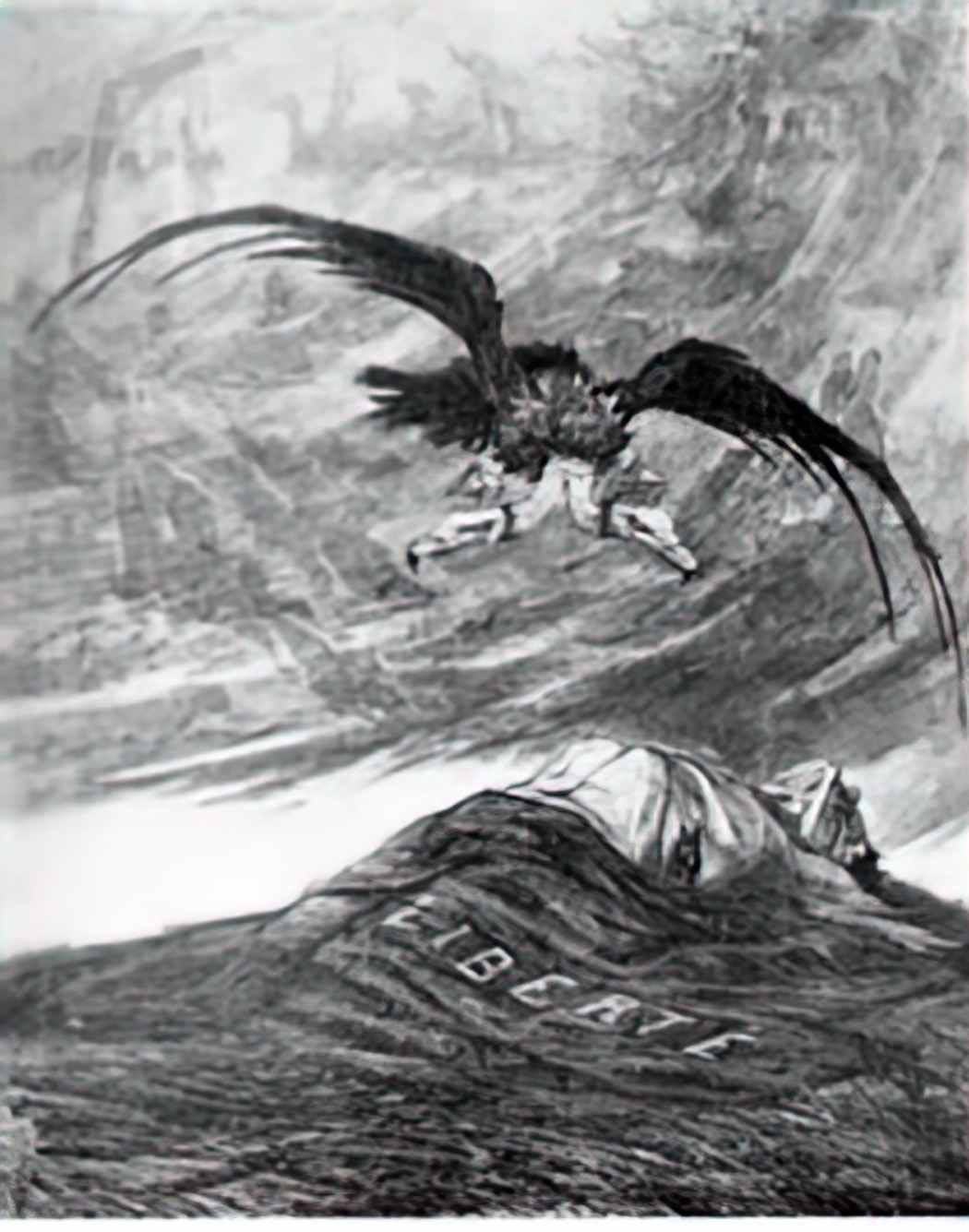 Felicien Rops order reigns in warsaw Art A4 Photo Print UK