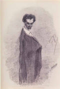 Felicien Rops satanic self portrait Art A4 Photo Print UK