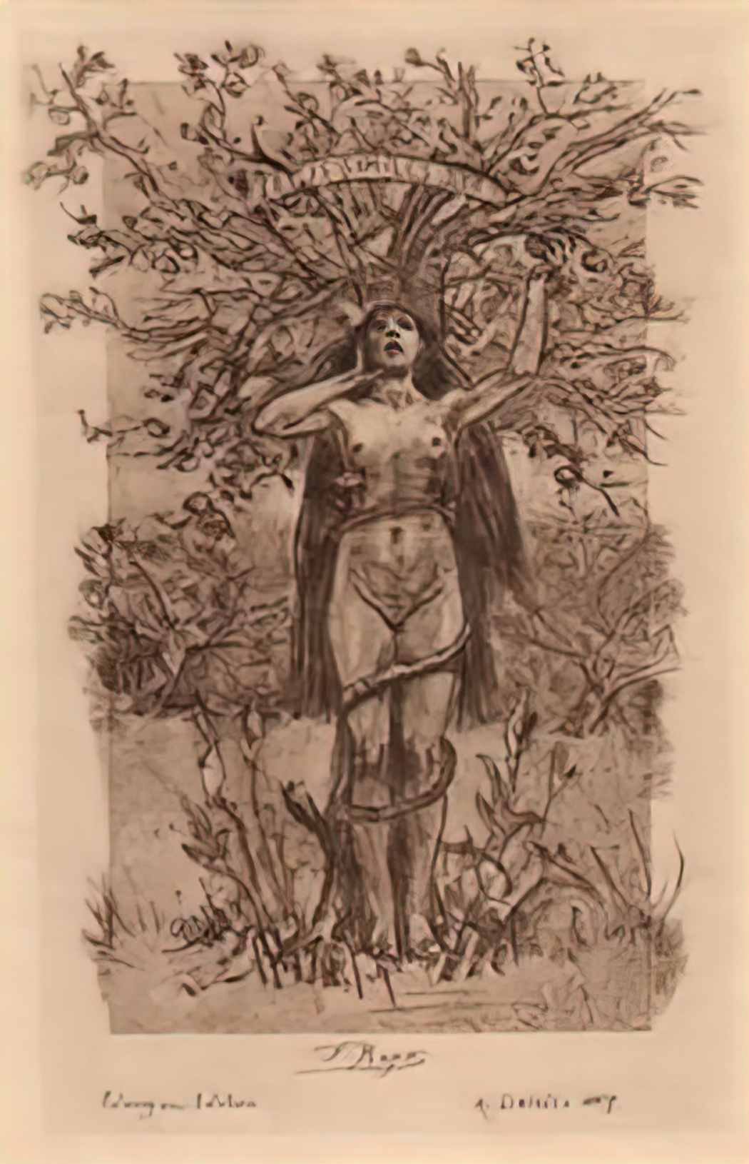 Felicien Rops sex is like god Art A4 Photo Print
