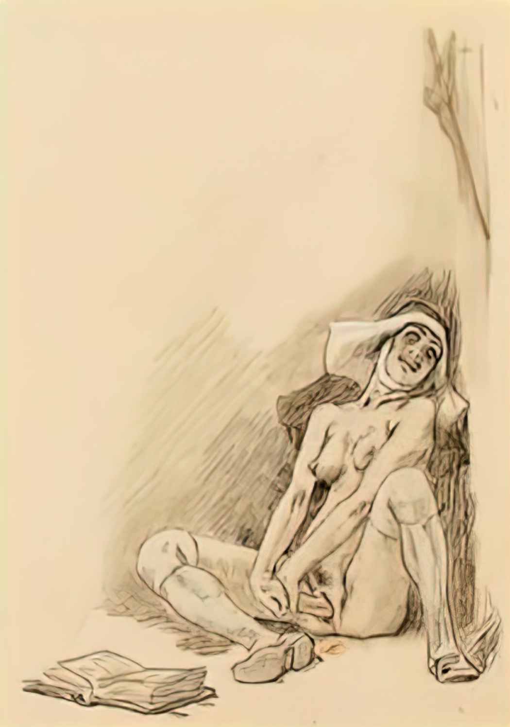 Felicien Rops st therese Art A4 Photo Print