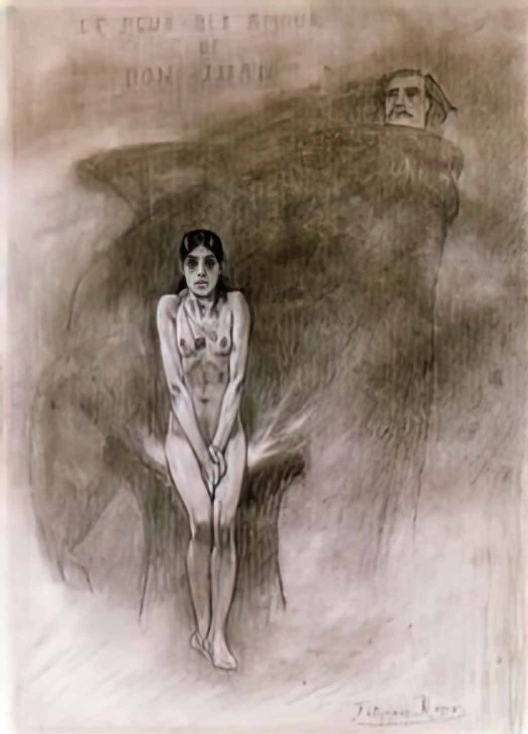 Felicien Rops the best love of don juan Art A4 Photo Print UK
