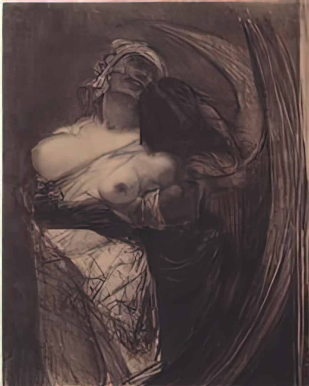 Felicien Rops the cold devils Art A4 Photo Print