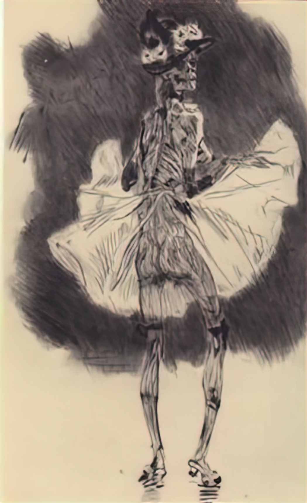 Felicien Rops the dance of death Art A4 Photo Print