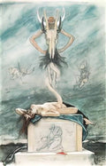 Felicien Rops the sacrifice from the satanic ones Art A4 Photo Print
