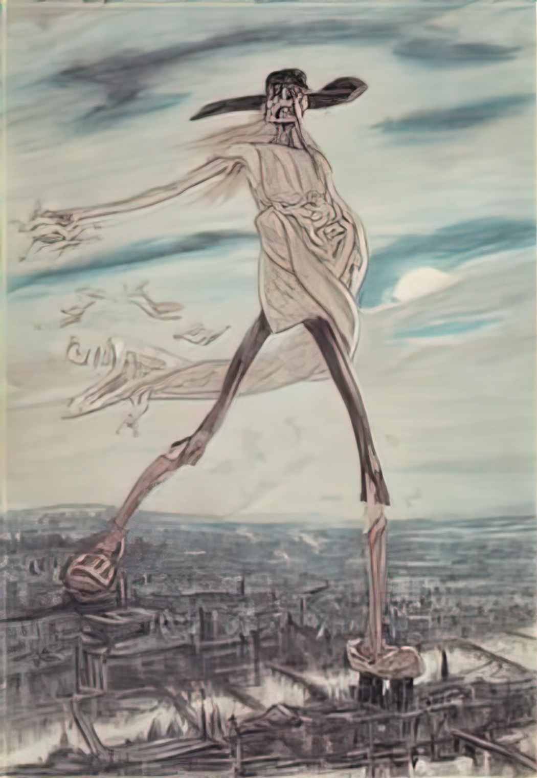 Felicien Rops the satanic satan sowing tares Art A4 Photo Print