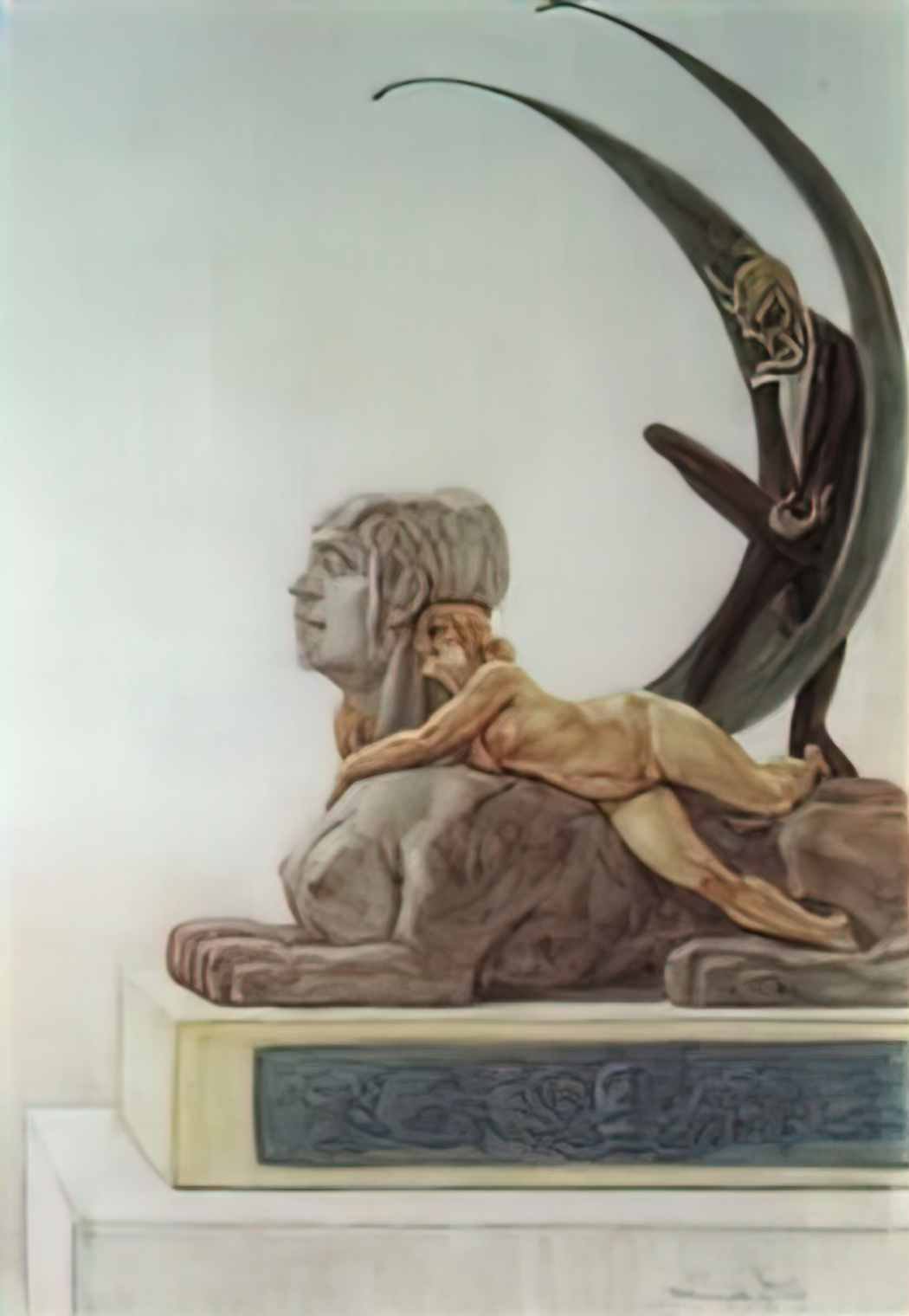 Felicien Rops the sphinx 1882 Art A4 Photo Print