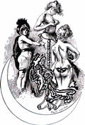 Felicien Rops women Art A4 Photo Print