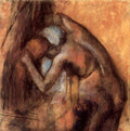 Female Act With Hairdrying Degas A4 Photo Print