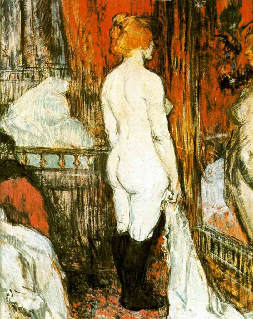 Female Nude Toulouselautrec A4 Photo Print