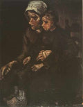 Female Peasant With Child On Lap Nuenen 1885 A4 Photo Print