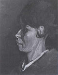Female Peasants Head Nuenen 1884 A4 Photo Print