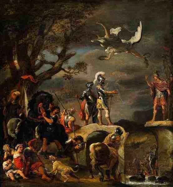 Ferdinand Bol The Peace Negotiations Between Claudius Civilis And Cerealis Rjm A4 Photo Print