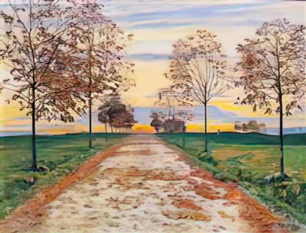 Ferdinand Hodler autumn evening 1892 Art A4 Photo Print