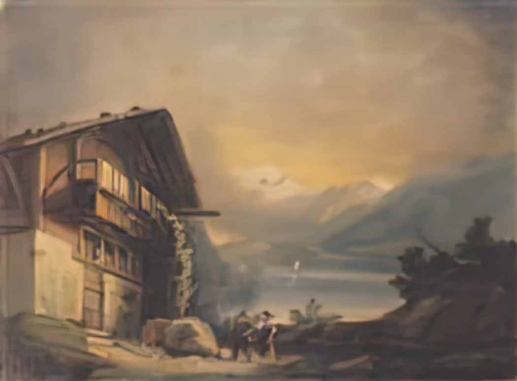 Ferdinand Hodler charlet in hilterfingen 1871 Art A4 Photo Print UK
