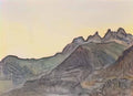 Ferdinand Hodler dents du midi 1916 Art A4 Photo Print