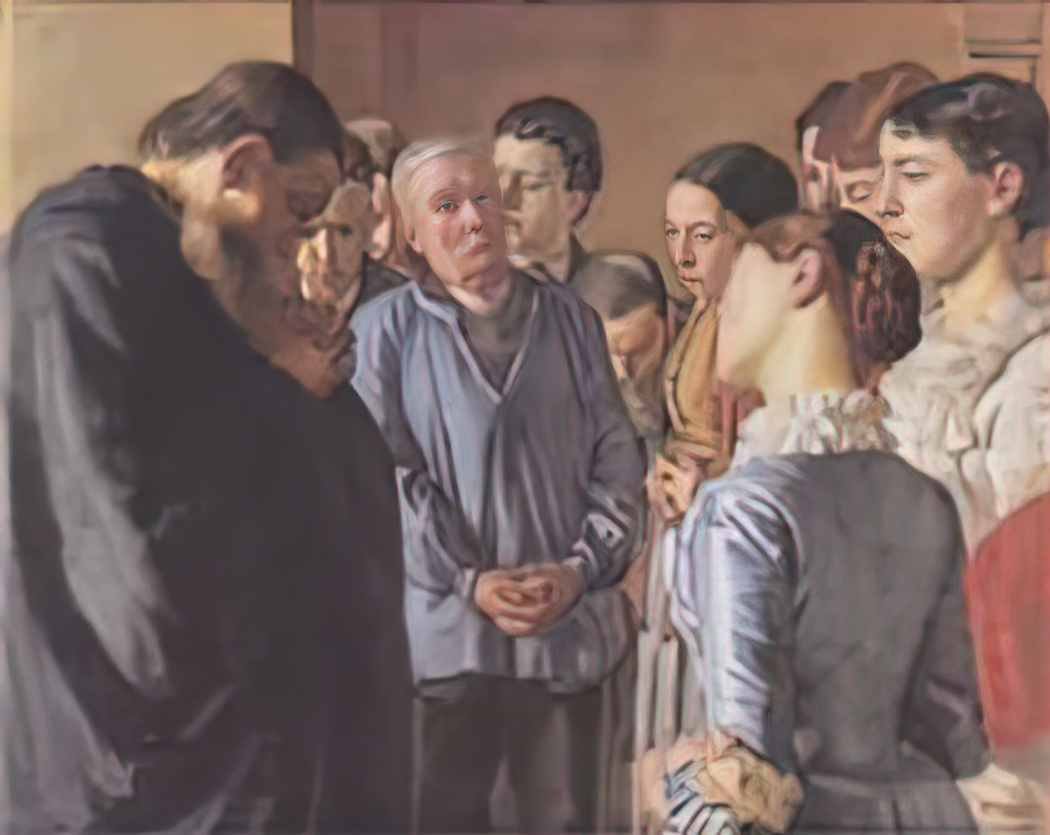 Ferdinand Hodler devotion 1882 Art A4 Photo Print