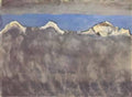 Ferdinand Hodler eiger monch and jungfrau in moonlight 1908 1 Art A4 Photo Print UK