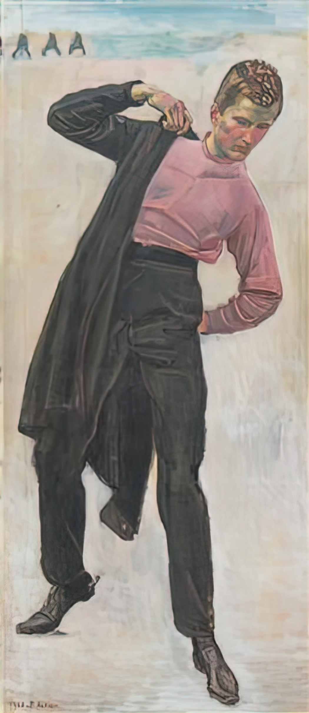 Ferdinand Hodler jenenser student 1908 Art A4 Photo Print