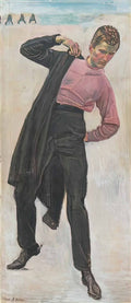 Ferdinand Hodler jenenser student 1908 Art A4 Photo Print UK