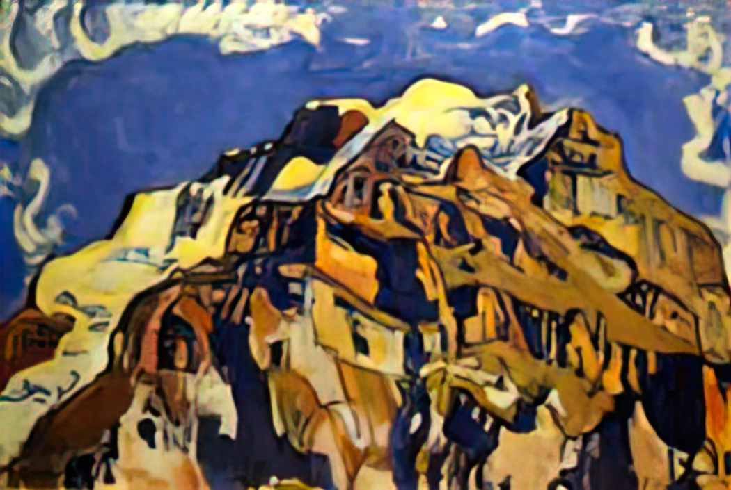 Ferdinand Hodler jungfrau and silverhorn as seen from murren Art A4 Photo Print