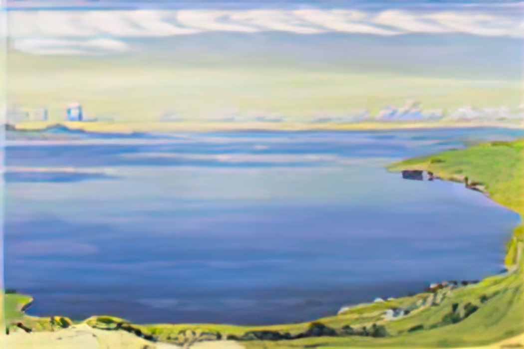 Ferdinand Hodler lake geneva from chexbres 1904 Art A4 Photo Print