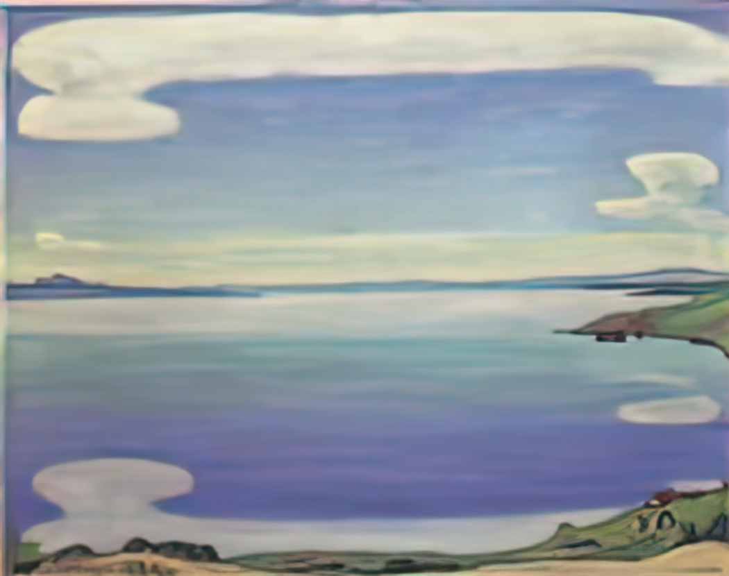 Ferdinand Hodler lake geneva from chexbres Art A4 Photo Print