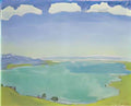 Ferdinand Hodler lake geneva from the caux 1917 Art A4 Photo Print