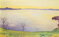 Ferdinand Hodler lake geneva in chexbres 1911 Art A4 Photo Print UK