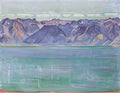 Ferdinand Hodler lake geneva overlooking the savoyerberge Art A4 Photo Print