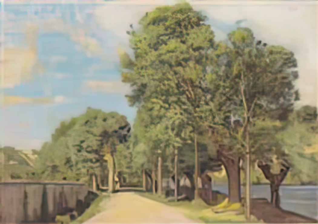 Ferdinand Hodler landscape at the jonction at geneva 1878 Art A4 Photo Print