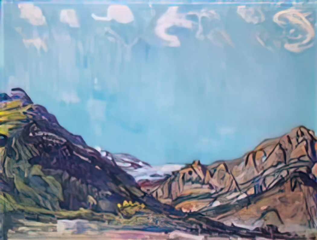 Ferdinand Hodler landscape near champery 1913 Art A4 Photo Print