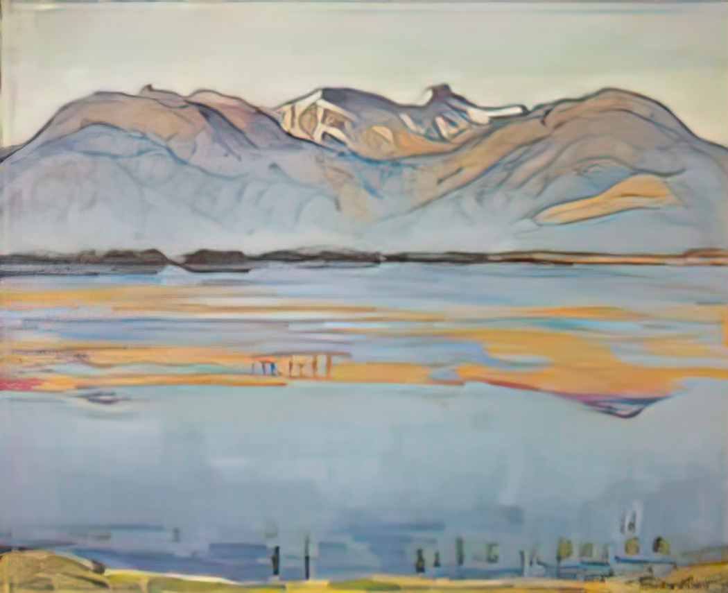 Ferdinand Hodler montanasee 1915 Art A4 Photo Print