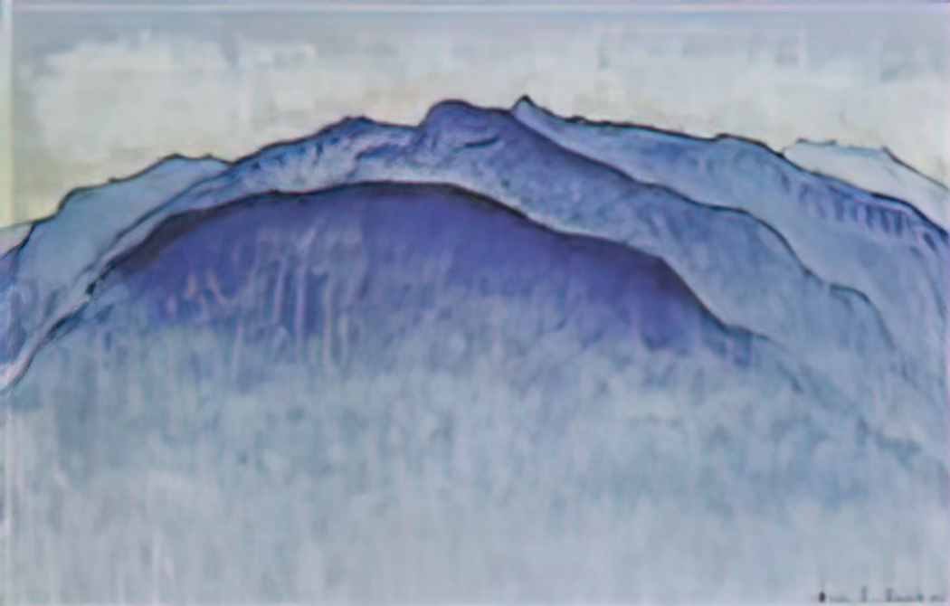 Ferdinand Hodler peaks in the morning 1915 Art A4 Photo Print UK
