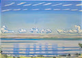 Ferdinand Hodler rhythmic landscape on lake geneva 1908 Art A4 Photo Print