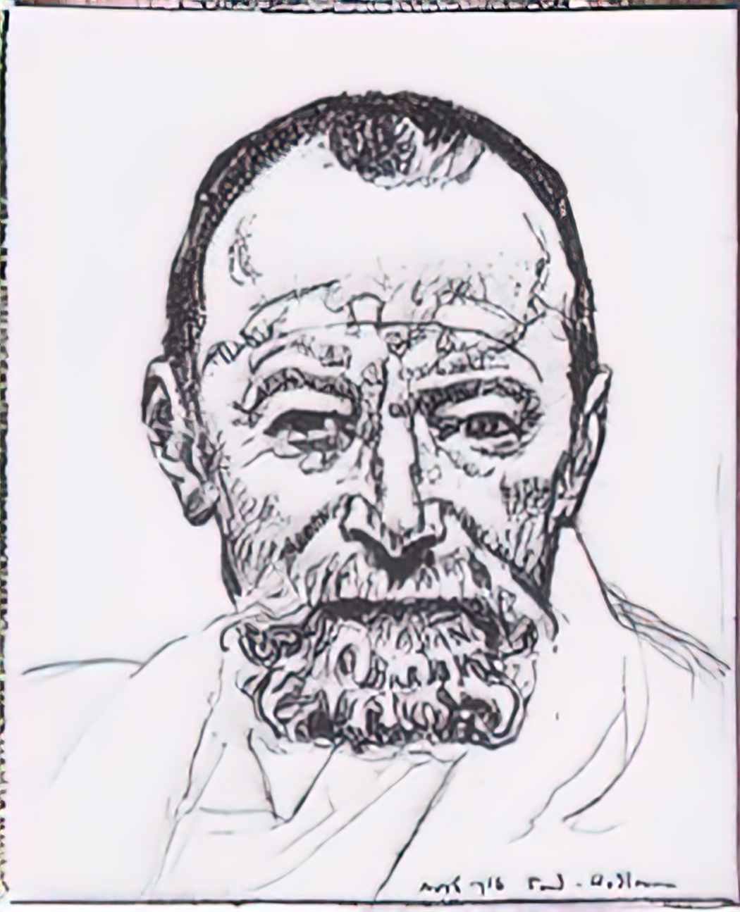 Ferdinand Hodler self portrait 1916 2 Art A4 Photo Print UK