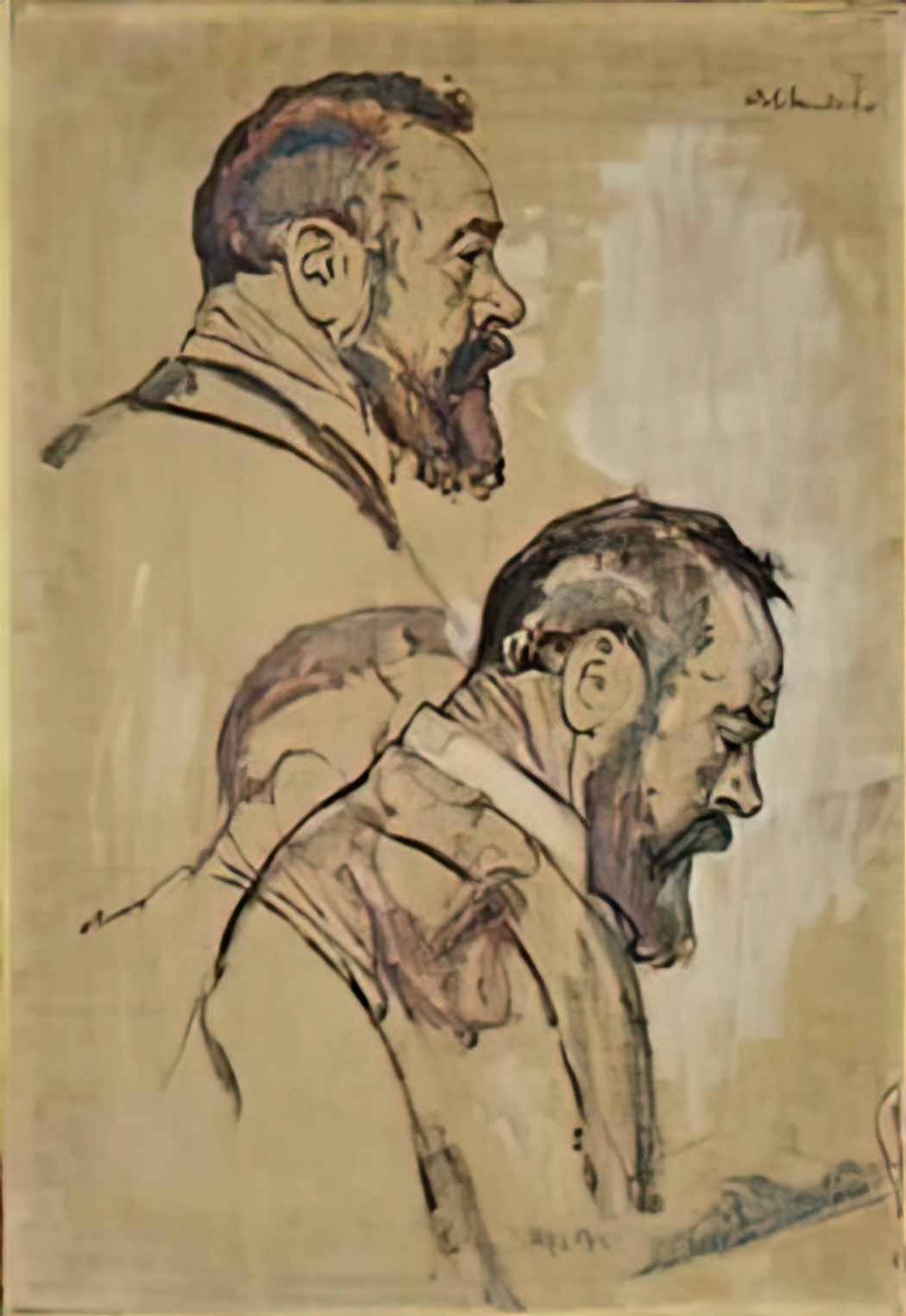 Ferdinand Hodler studies of self portrait 1911 Art A4 Photo Print