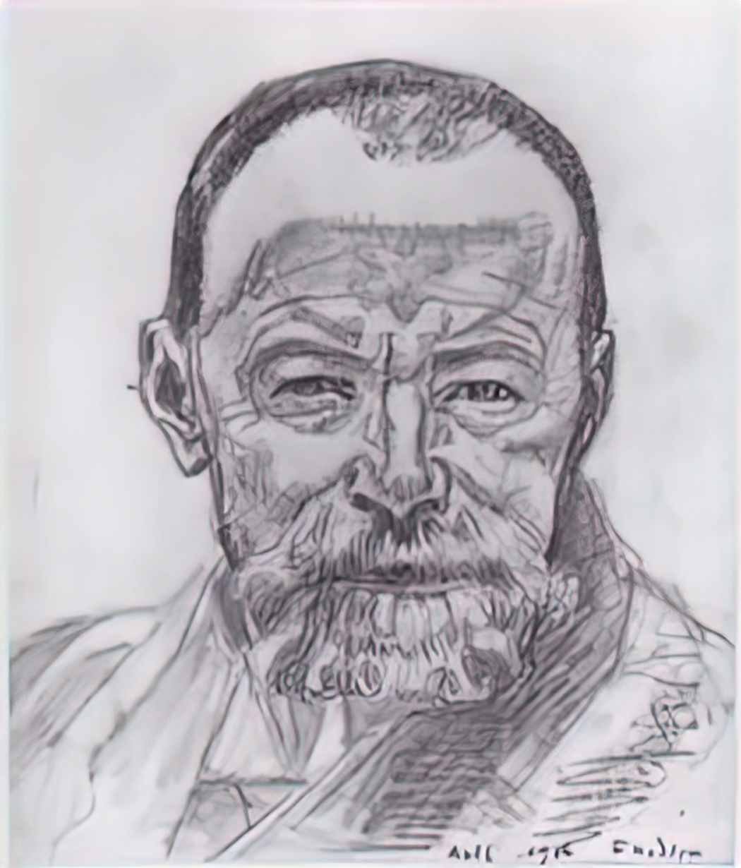 Ferdinand Hodler study of self portrait 1916 1 Art A4 Photo Print