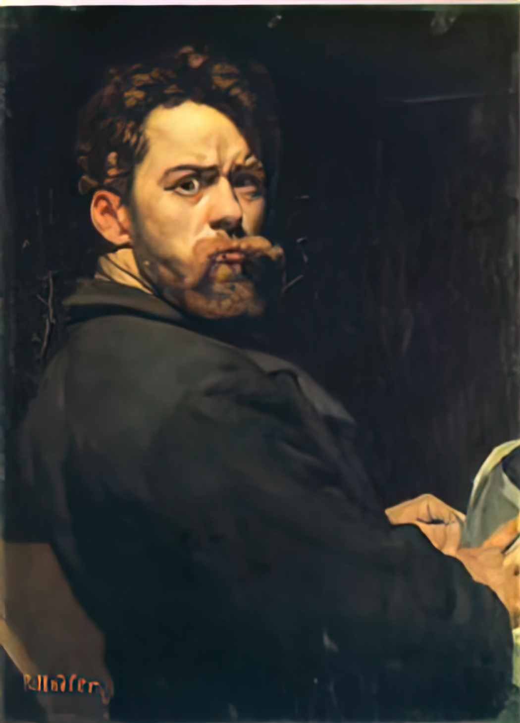 Ferdinand Hodler the angry one Art A4 Photo Print UK
